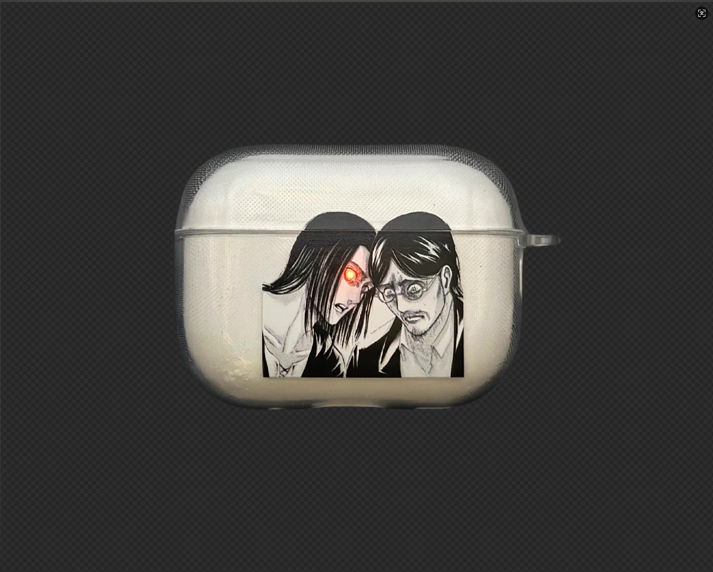 Anime Transparent AirPods Pro Case