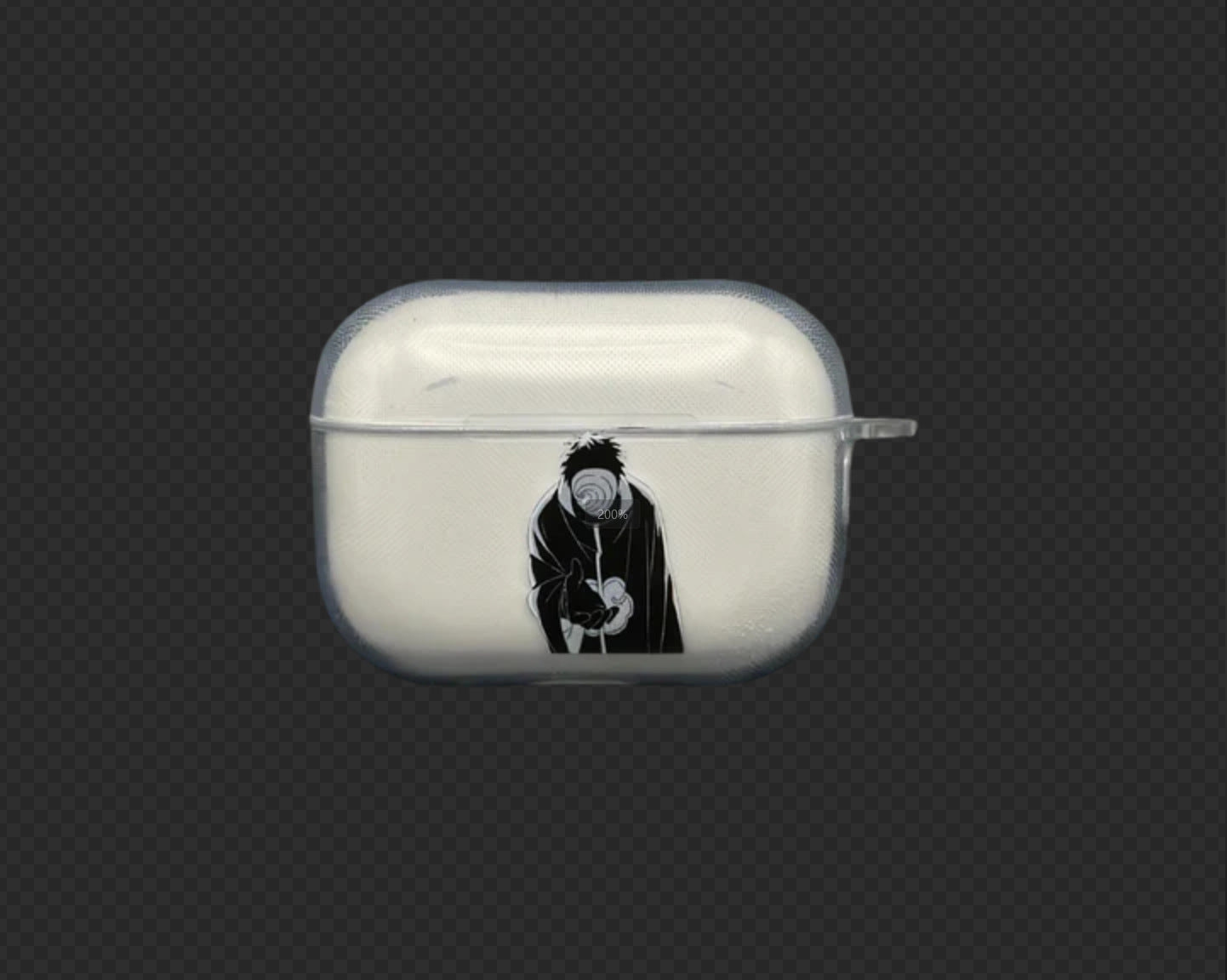 Anime Transparent AirPods Pro Case